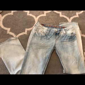 Rock Revival stone wash jeans